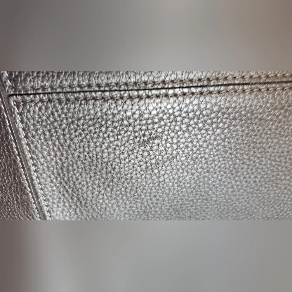 Bosca Black Pebbled Leather Briefcase Laptop Bag